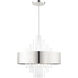 Orenburg 10 Light 26 inch Polished Nickel Pendant Chandelier Ceiling Light