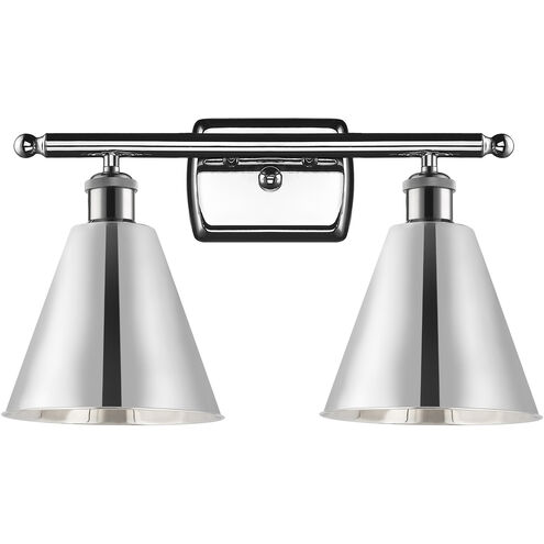 Ballston Cone LED 18 inch Polished Chrome Bath Vanity Light Wall Light