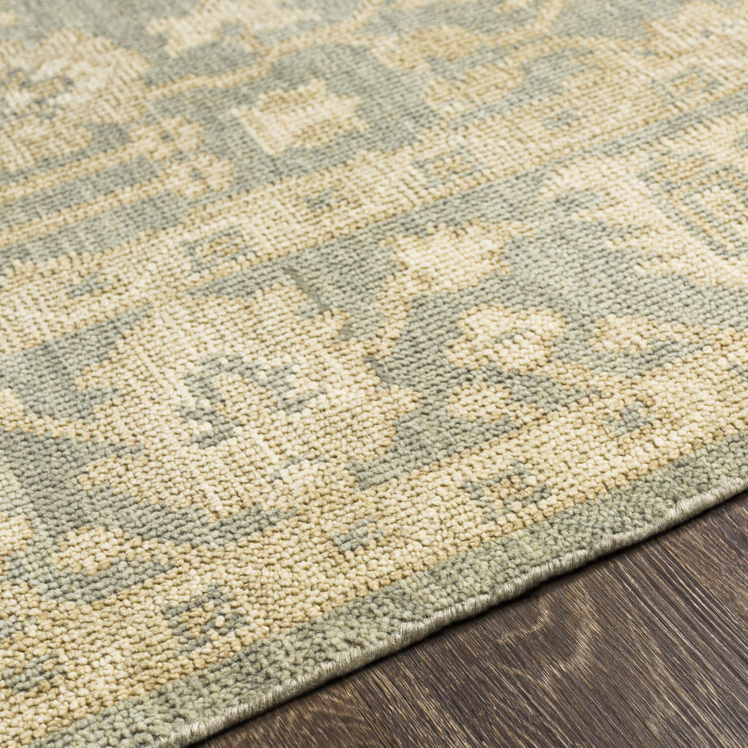 Reign 108 X 72 inch Dusty Sage Rug in 6 X 9, Rectangle