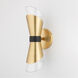 Angie LED 5 inch Aged Brass Wall Sconce Wall Light
