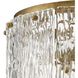 Chevall 2 Light 12.62 inch Gold Ombre Semi-Flush Mount Ceiling Light, Design Series