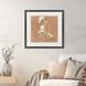 Wildflowers I, II & III White and Brown and Green and Rust Framed Art