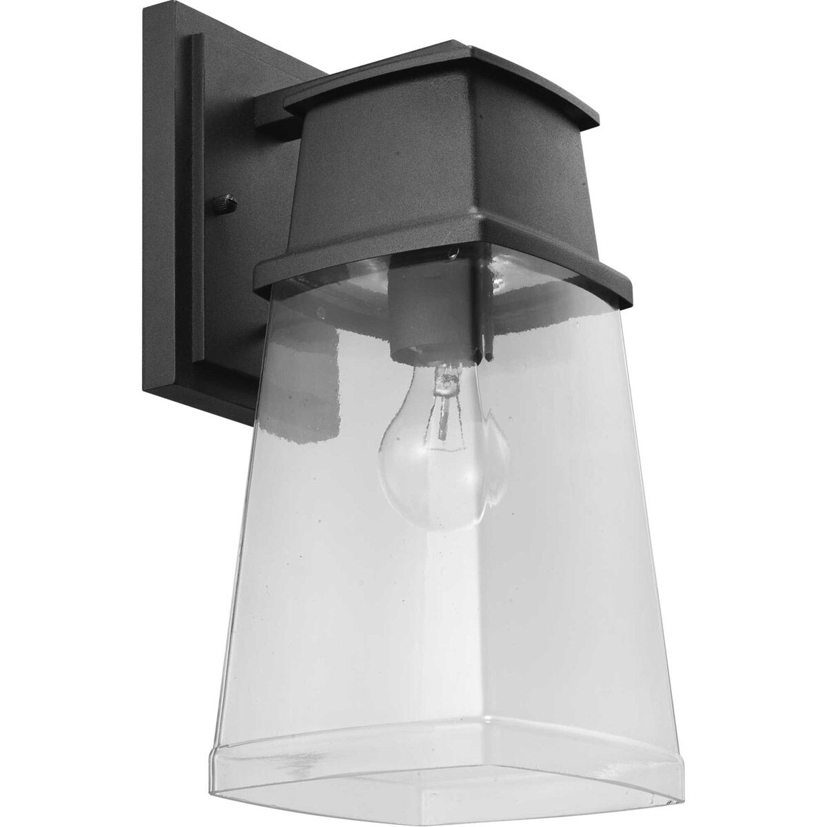 Greene Ridge 1 Light 14 inch Textured Black Outdoor Wall Lantern, Medium