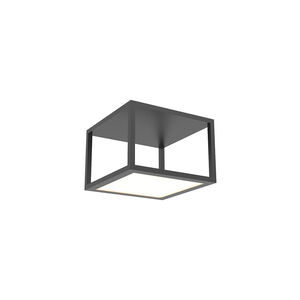 Cubix LED 13 inch Satin Black Surface Mount Ceiling Light, Medium