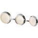 Cleo Bath Vanity Light Wall Light in Chrome