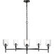 Thom Filicia Hartley 5 Light 36 inch Aged Iron Chandelier Ceiling Light