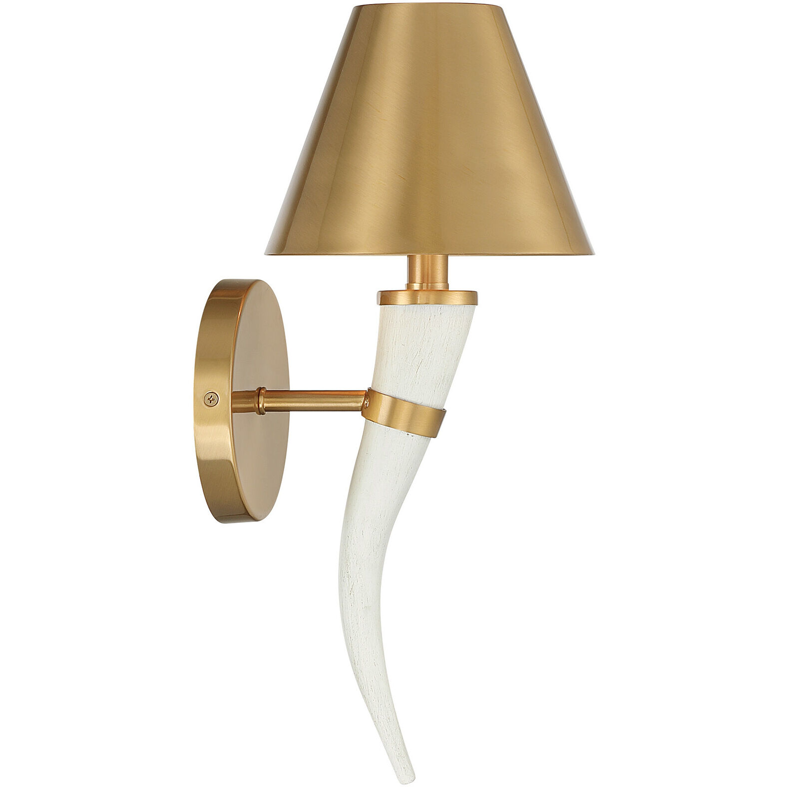 Hearne 1 Light 7 inch Warm Brass Wall Sconce Wall Light