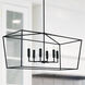 Thea 6 Light 42 inch Matte Black Island Ceiling Light