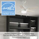 Anisten 44 inch Fresh White with Fresh White/Light Oak Blades Ceiling Fan