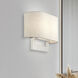 Allison 2 Light 15 inch Brushed Nickel ADA Wall Sconce Wall Light, Large