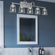 Nicholas 5 Light 42 inch Polished Chrome Bath Light Wall Light