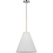 AERIN Remy 1 Light 16 inch Polished Nickel Pendant Ceiling Light