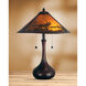 Evelyn 22 inch 75.00 watt Antique Bronze Table Lamp Portable Light