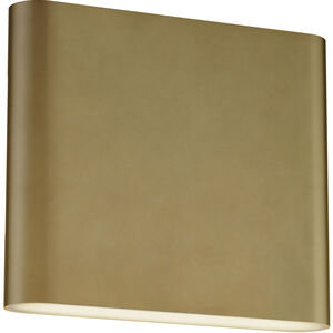 Spartan LED 7.75 inch Natural Aged Brass ADA Wall Sconce Wall Light