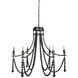 Selma 33.27 inch White Chandelier Ceiling Light