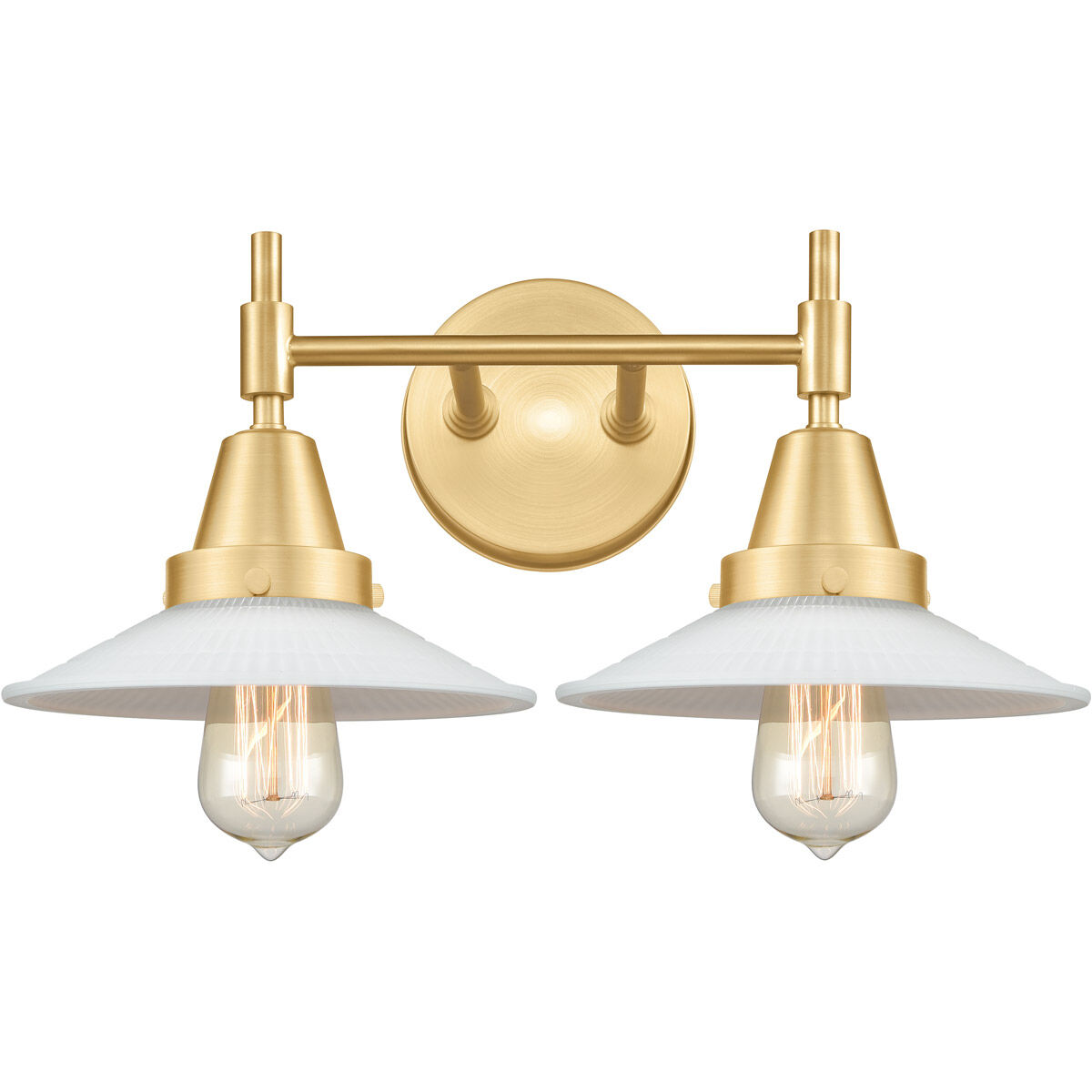 Caden LED 18 inch Satin Gold Bath Vanity Light Wall Light