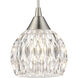 Kersey LED 5 inch Satin Nickel Pendant Ceiling Light
