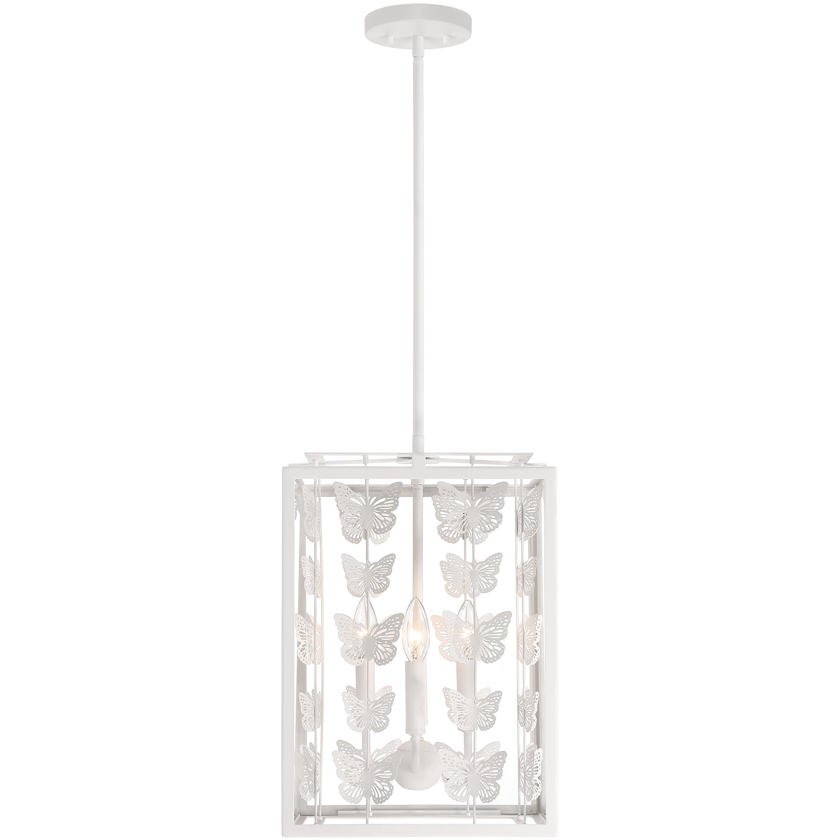 Birch 4 Light 12 inch Bisque White Pendant Ceiling Light