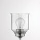 Acadia 3 Light 25 inch Satin Nickel Bath Vanity Wall Light