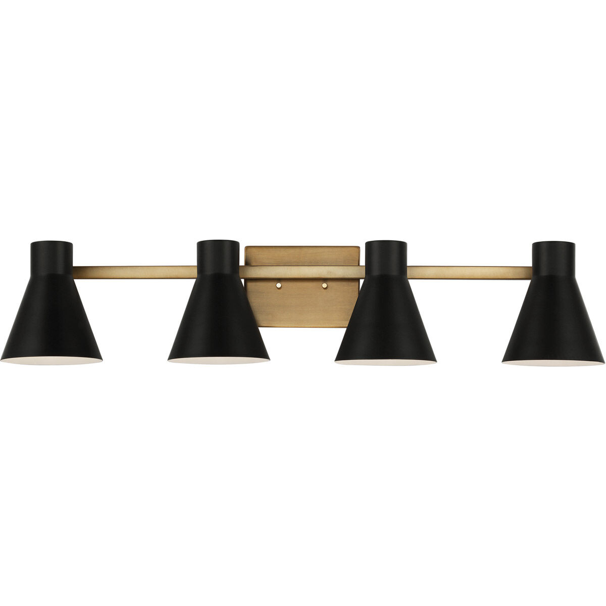 Towner 4 Light 35.38 inch Satin Brass Wall Bath Fixture Wall Light