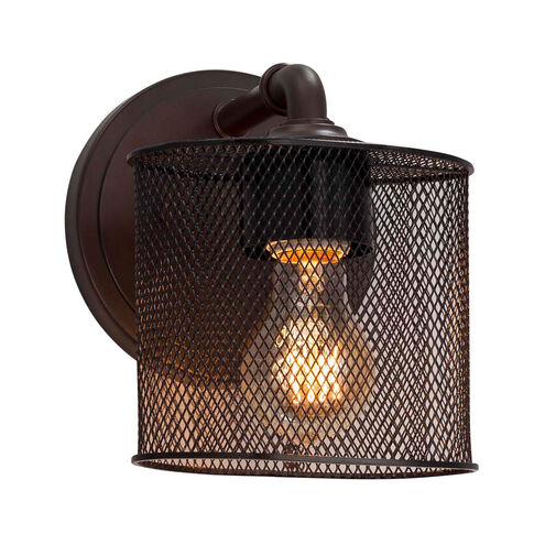 Wire Mesh 1 Light 6.5 inch Polished Chrome ADA Wall Sconce Wall Light