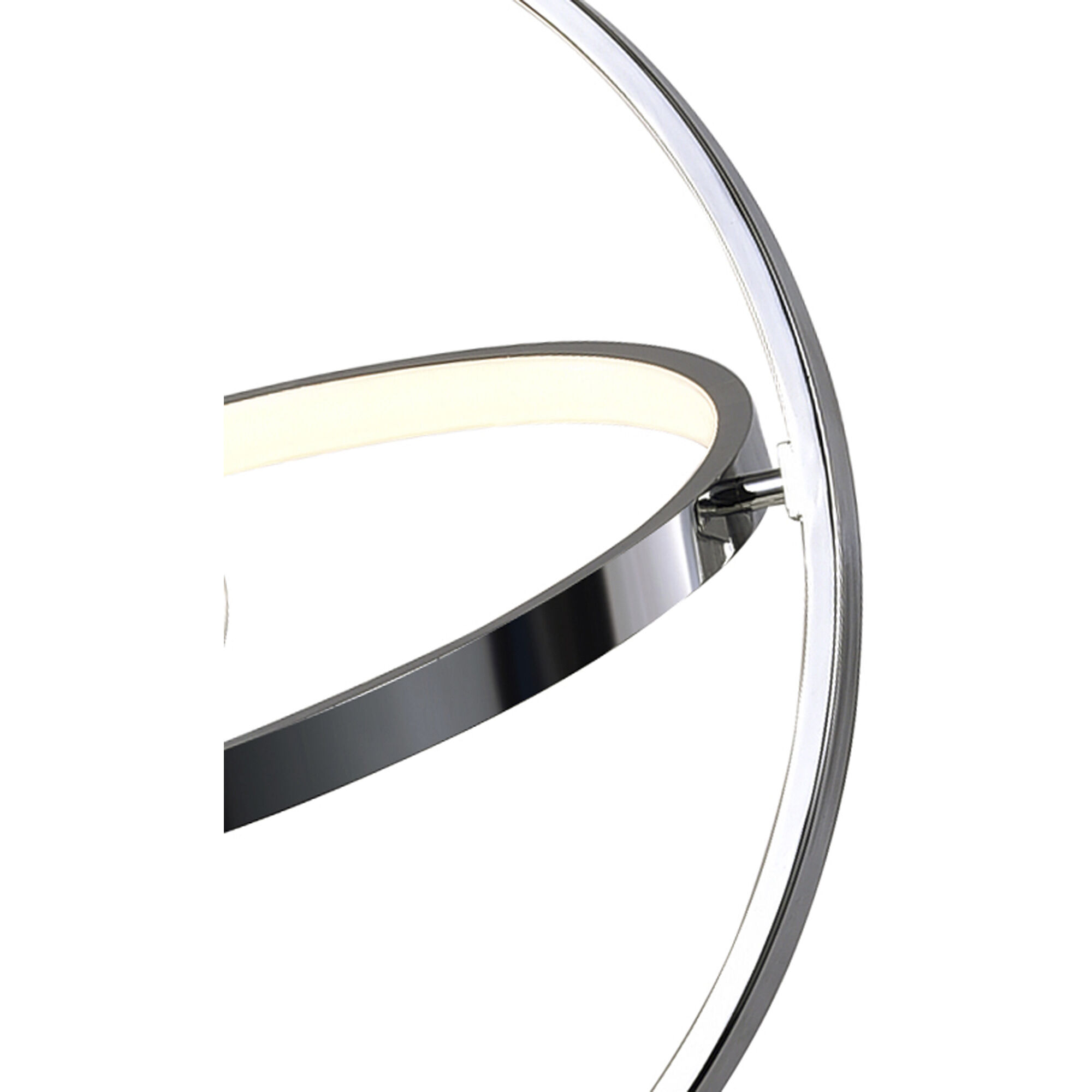 Colette LED 15 inch Chrome Chandelier Ceiling Light