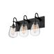 Chelsea 6 Light 19.25 inch Satin Black Bath Bar Wall Light