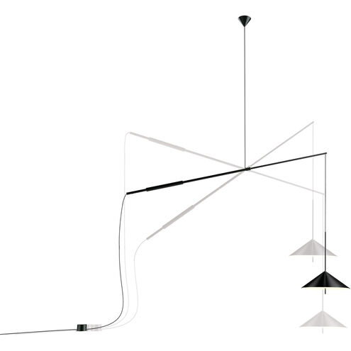 Fisher 14 inch Satin Dark Gray Pendant Ceiling Light