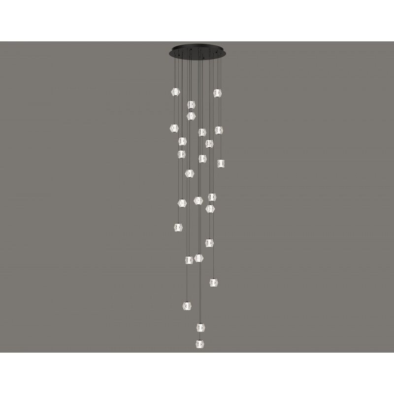 Beluga LED 30 inch Black Pendant Ceiling Light