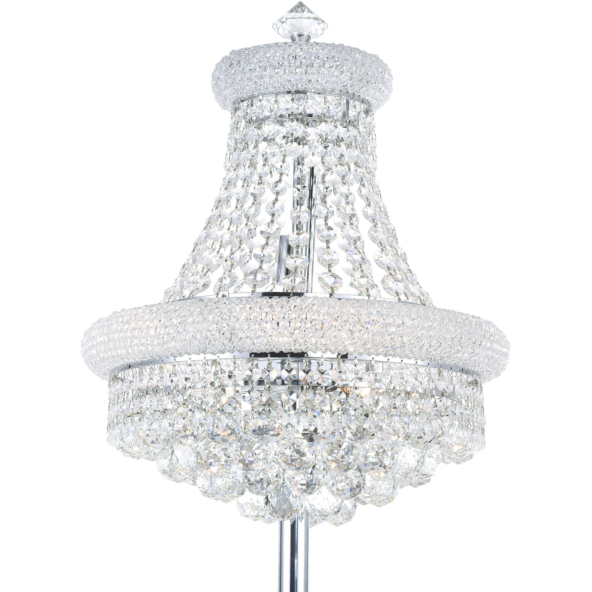 Empire 68 inch 60.00 watt Chrome Floor Lamp Portable Light