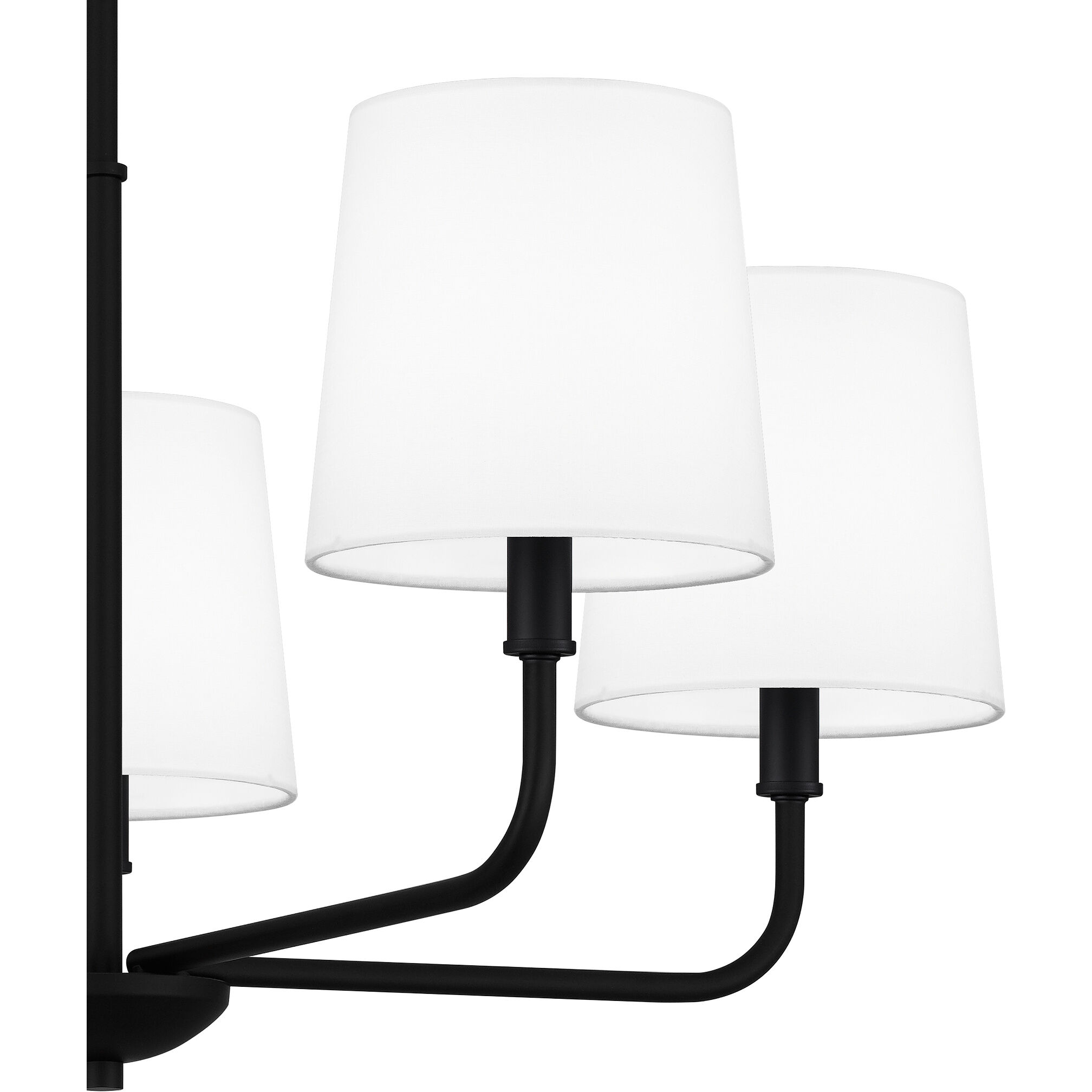 Gallagher 5 Light 28 inch Matte Black Chandelier Ceiling Light