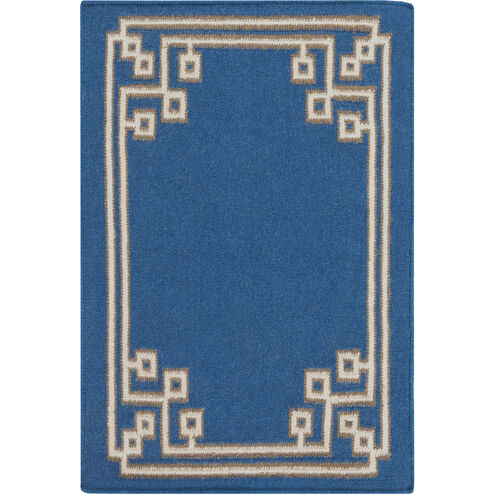 Alameda 36 X 24 inch Navy, Khaki, Taupe Rug
