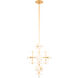 Amani 9 Light 20 inch Royal Gold Pendant Ceiling Light
