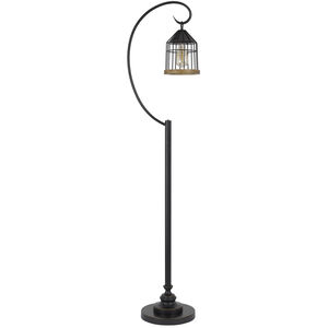 Valparaiso 63 inch 60.00 watt Dark Bronze Floor Lamp Portable Light