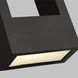 Testa LED 24 inch Black Outdoor Wall Lantern