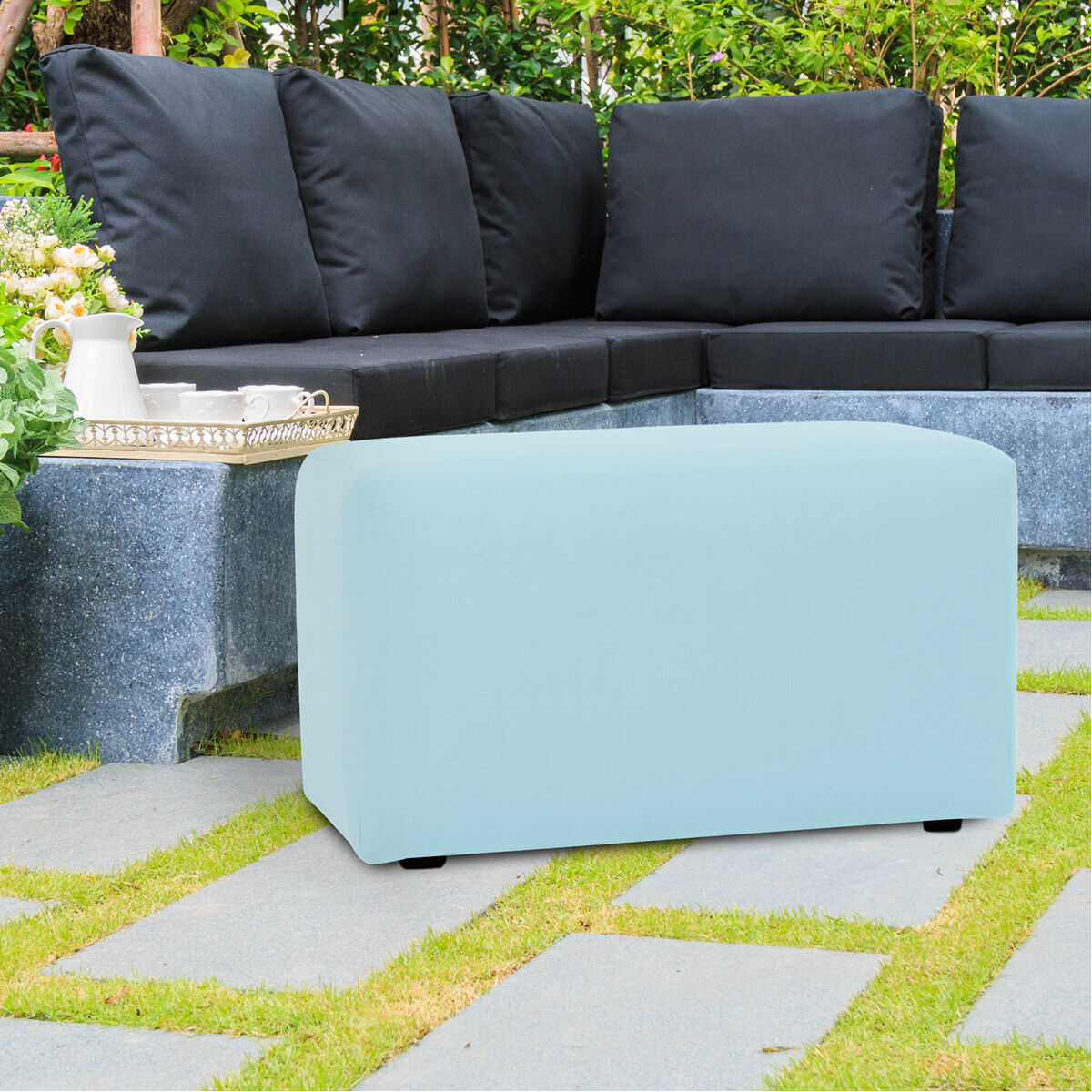 Outdoor bench slipcover new arrivals