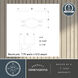 Carlisle LED 13.75 inch Chrome Bathroom Light Wall Light