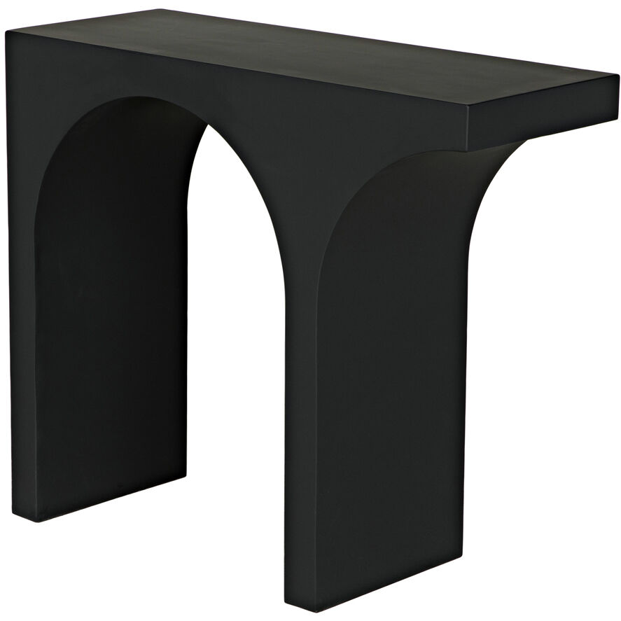 Maximus 35 X 30 inch Matte Black Console/Side Table