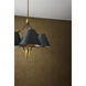 Abrams 4 Light 27 inch Antique Brass Chandelier Ceiling Light