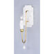 Claymore 1 Light 4.75 inch Claystone and Gold Leaf Wall Sconce Wall Light