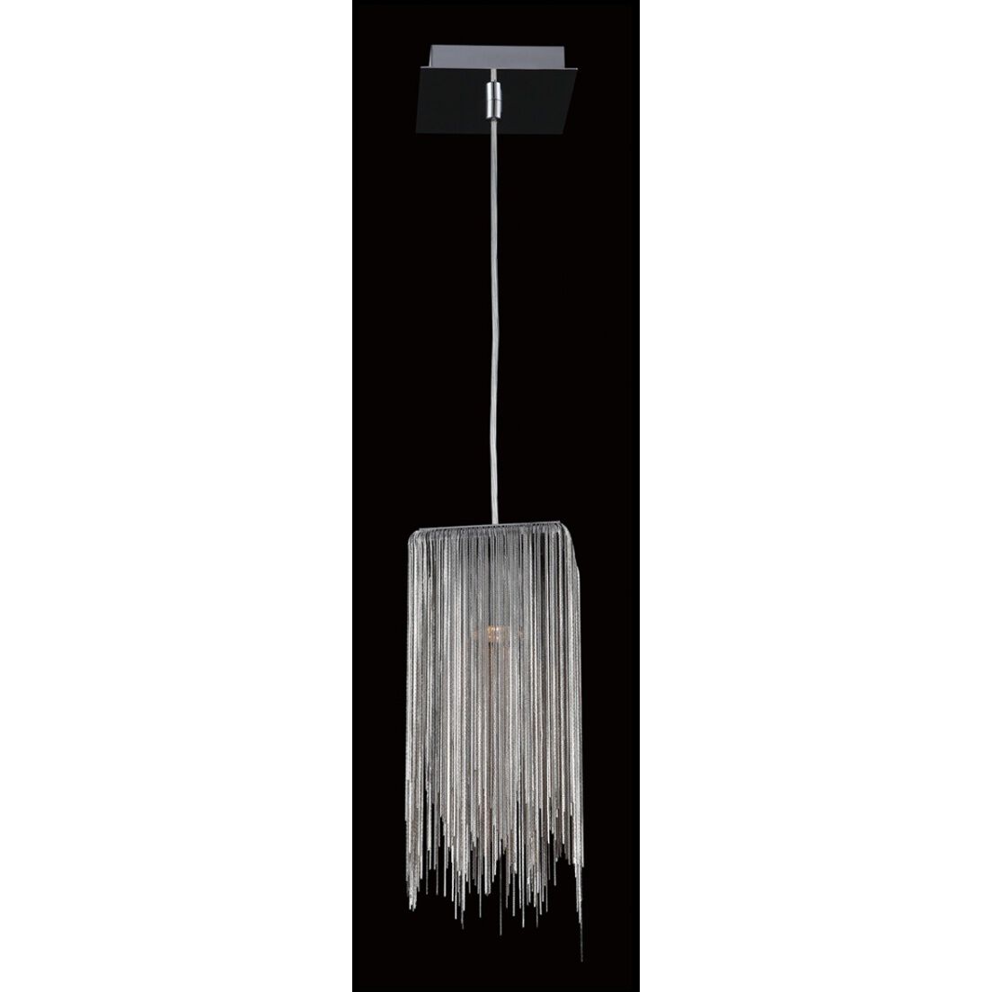 Fountain Ave. LED 6 inch Chrome Pendant Ceiling Light