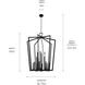 Abbotswell 16 Light Black Pendant Ceiling Light