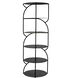 Rain 86 X 31 X 31 inch Matte Black Shelf