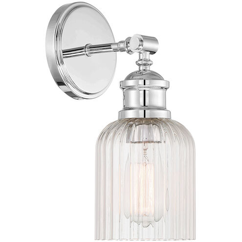 Vintage 1 Light 5 inch Chrome Wall Sconce Wall Light