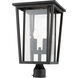 Seoul 2 Light 19.75 inch Oil Rubbed Bronze Outdoor Post Mount Fixture in 13
