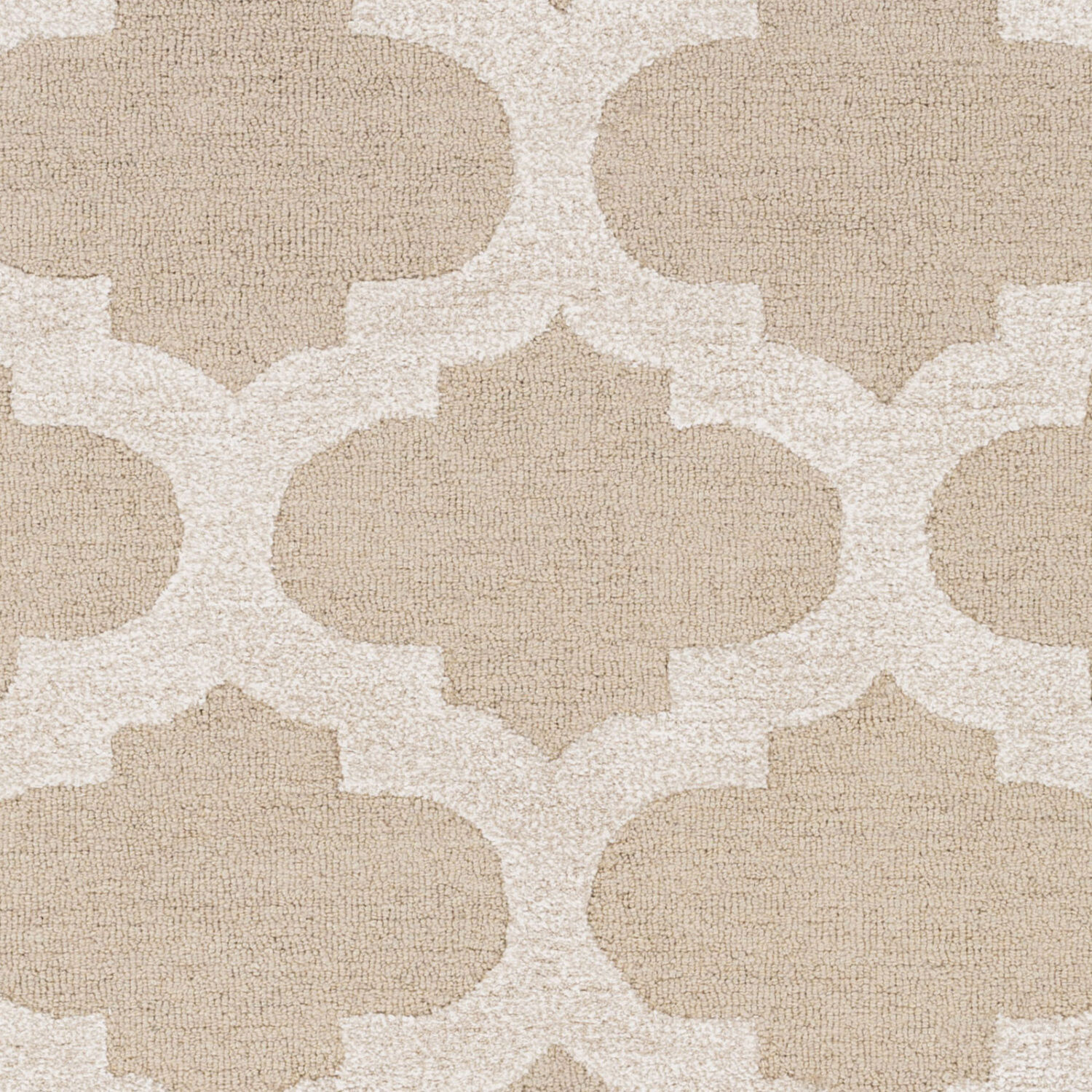 Arise 96 X 96 inch Beige/Beige/Ivory Handmade Rug, Round