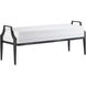 Torrey French Black Bench