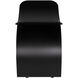 Papillon 20 inch Matte Black Stool