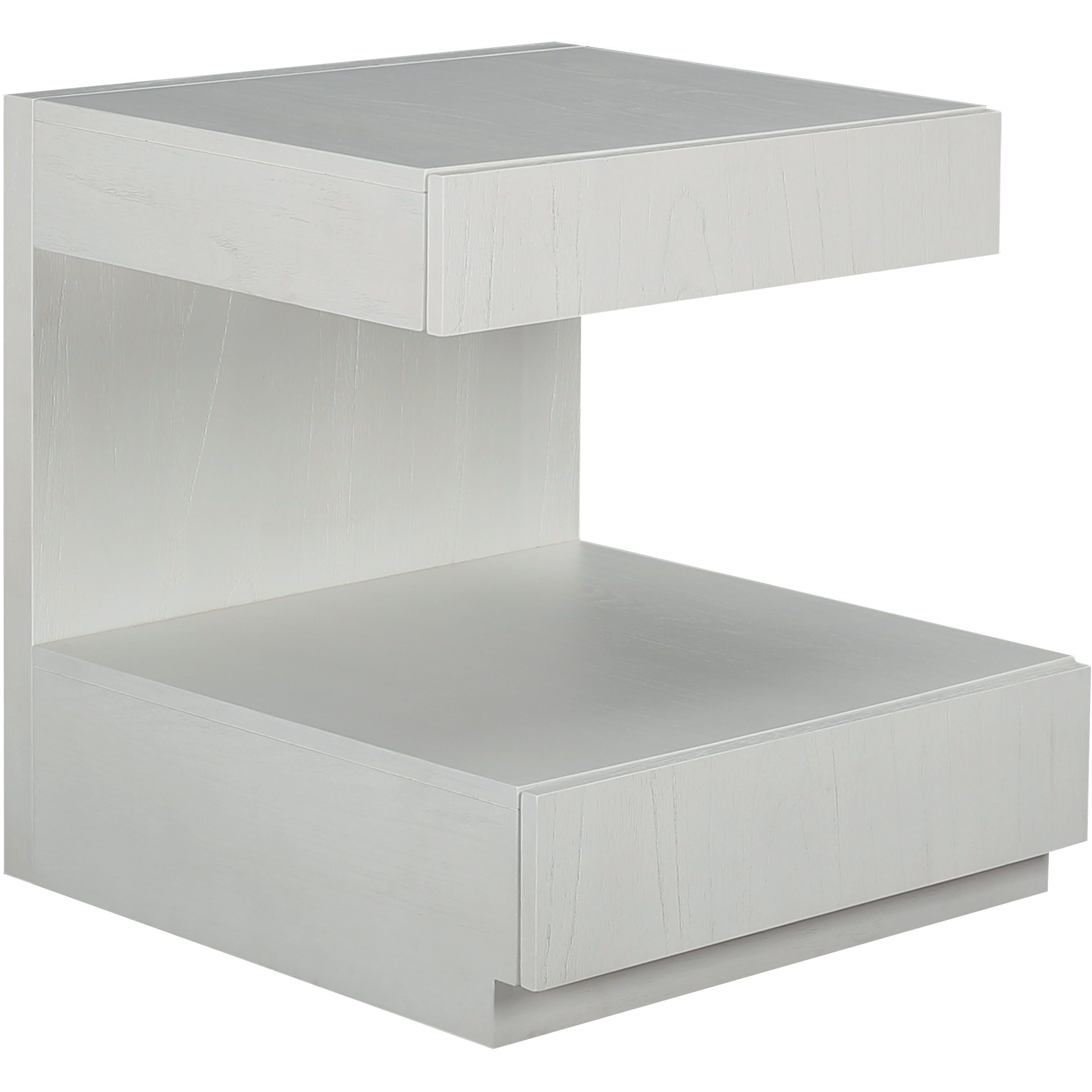 Checkmate 24 X 24 inch White Accent Table