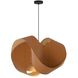 Elvira 1 Light 27.5 inch Black Pendant Ceiling Light in Petribi/Ash, W 27.5 x D 27.5 x H 20.5